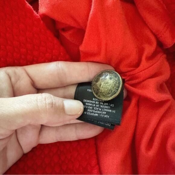 Anthropologie Maeve Sleeveless V-neck Quilted Sheath DressSize L - Picture 9 of 13